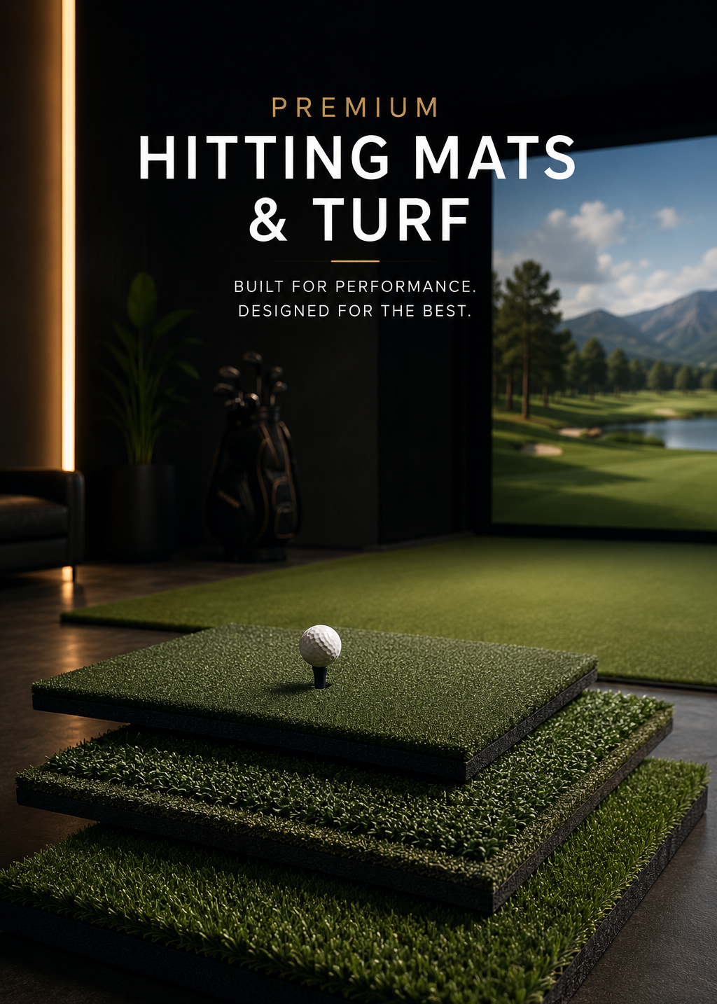 Premium Hitting Mats & Turf